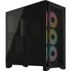 Corsair iCUE 4000D RGB AIRFLOW Mid Tower Gaming Case - Black Image