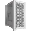 Corsair iCUE 4000D RGB WHITE AIRFLOW Mid Tower Gaming Case Image