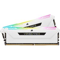 Corsair Vengeance RGB Pro SL 32GB Kit (2 x 16GB), DDR4, 3600MHz (PC4-28800), CL18, XMP 2.0, White