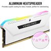 Corsair Vengeance RGB Pro SL 32GB Kit (2 x 16GB), DDR4, 3600MHz (PC4-28800), CL18, XMP 2.0, White Image