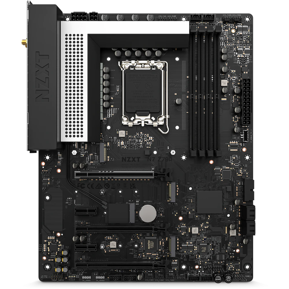 NZXT Z790 PREMIUM (WHITE) DDR5 Motherboard For Intel LGA1700 Falcon
