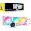 Corsair iCUE H150i ELITE WHITE LCD Display 360mm AIO Liquid CPU Cooler Image