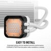 Corsair iCUE H150i ELITE WHITE LCD Display 360mm AIO Liquid CPU Cooler Image
