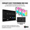 Corsair H150i ELITE LCD XT 360mm RGB Liquid CPU Cooler, AF120 RGB ELITE Fans, Personalised LCD Screen, iCUE Controller Included, White Image