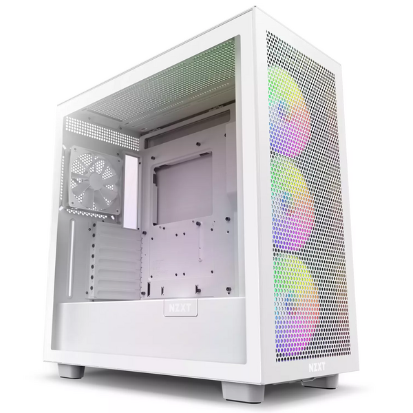 NZXT H7 FLOW RGB WHITE ATX MID TOWER PC CASE - Special Offer