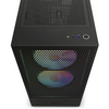 NZXT H5 FLOW RGB MATT BLACK MID TOWER CASE - Black Friday Special Offer Image
