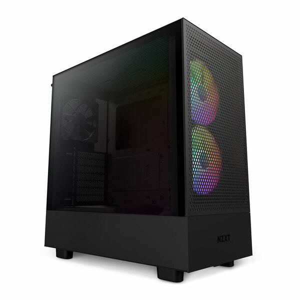NZXT H5 FLOW RGB MATT BLACK MID TOWER CASE - Black Friday Special Offer