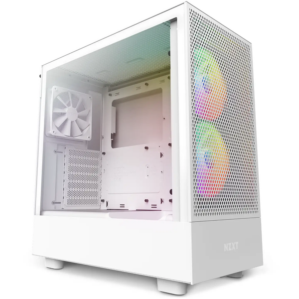 NZXT H5 FLOW RGB MATT WHITE MID TOWER CASE - Black Friday Special Offer