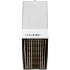 Fractal Designs Fractal Design North Chalk White (TG Clear) Case w/ Clear Glass Window, ATX, 2 Fans, USB-C, Oak Front Image