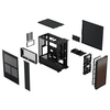 Fractal Designs Fractal Design North Black Case Mesh Panel, ATX, 2 Fans, USB-C, OAK Front Image