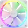 NZXT F120 RGB Triple Pack With Controller - White Image