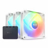 NZXT F120 RGB Core 120mm PWM Fan 3 Pack with Controller White - Black Friday Special Offer Image