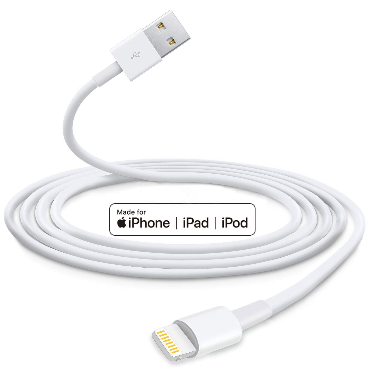 JEDEL 2 Meter USB C to Lightning 8 pin Charging Cable for Apple iPhone