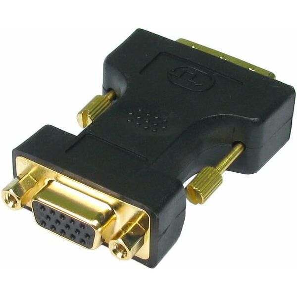 Generic DVI-A (Analog) Male to VGA 15 pin Female Adapter