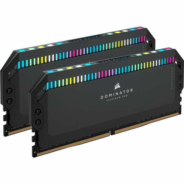 Corsair Dominator Platinum RGB 32GB Kit (2 x 16GB), DDR5, 5200MHz (PC5-41600), CL40, 1.25V, XMP 3.0, PMIC, DIMM Memory
