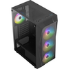 Aerocool Falcon V2 Mdi-Tower Tempered Glass - ARGB - Black Image