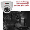 Anspo 5MP DOME CCTV CAMERA BNC CABLE 4K HD 3.6MM TVI AHD OUTDOOR NIGHT VISION WIRED UK Image