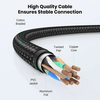 Ugeen Ugreen 10 Meter Black CAT8 Ethernet Network Patch Cable 40Gbps LAN SSPT Gigabit - Braided Image