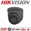 Hikvision 5MP HIKVISION 4IN1 FIXED TURRET DOME CAMERA 2.8MM GREY - BNC Image