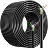JEDEL 100m Cat6 out doors network cable Black - 100% Copper Image