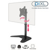 PixL Single Monitor Arm Desk Stand, For Screens up to 32``, Max Weight 10Kg, Freestanding, Height Adjustable, Pivot, Swivel 360 Image
