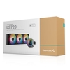 Deepcool LS720 Premium AiO Liquid CPU Cooler, 360mm, ARGB Lighting, Infinity Mirror, Black LGA1700 / AM5 Ready Image