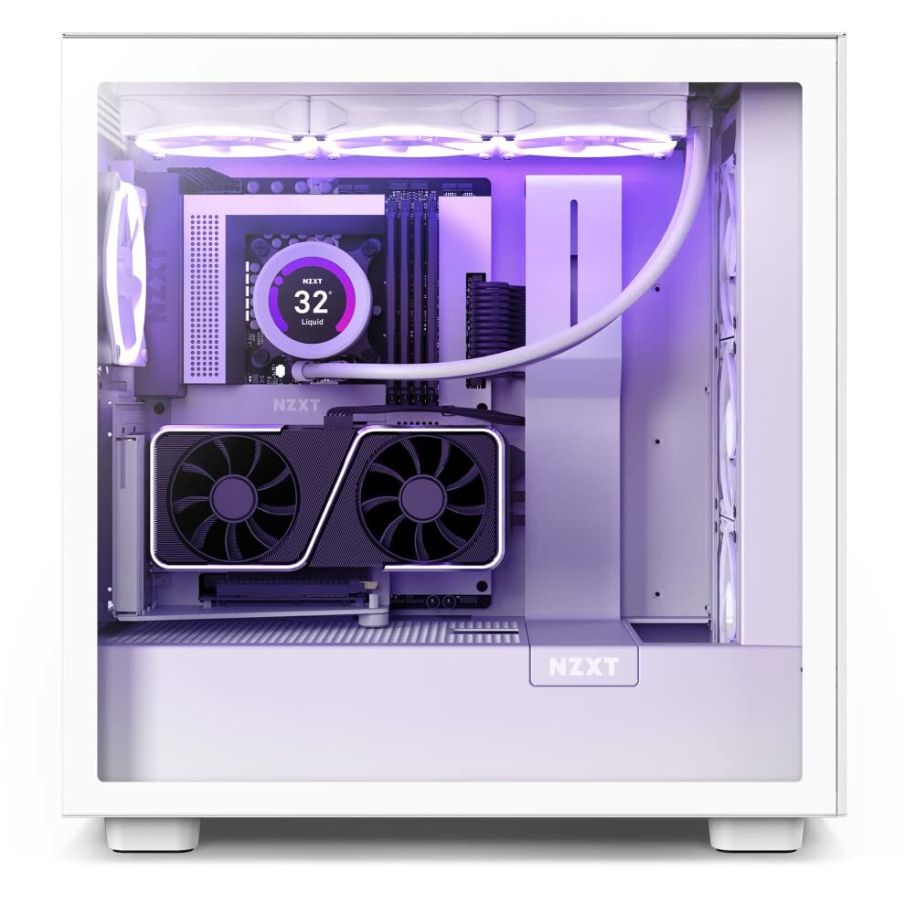 NZXT Vertical Graphics Card PCIe 4.0 Mounting Kit 175mm White