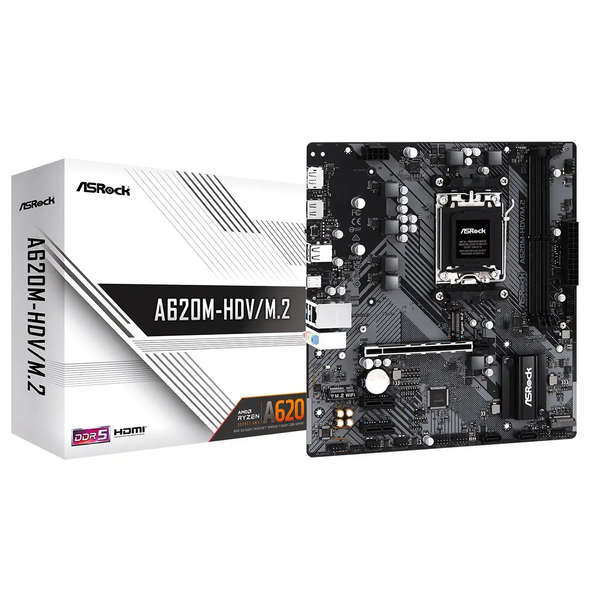 ASROCK  AMD Ryzen DDR5 Micro ATX Motherboard - Socket AM5