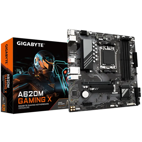 Gigabyte A620M GAMING X AMD Ryzen DDR5 Micro ATX Motherboard - Socket AM5