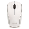 Genius  Wireless Mouse, 2.4 GHz with USB Pico Receiver, Adjustable DPI levels up to 1200 DPI, 3 Button with Scroll Wheel, Ambidextrous Design, White Image