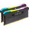 Corsair Vengeance RGB Pro SL 32GB Kit (2 x 16GB), DDR4, 3600MHz (PC4-28800), CL18, XMP 2.0, Black Image